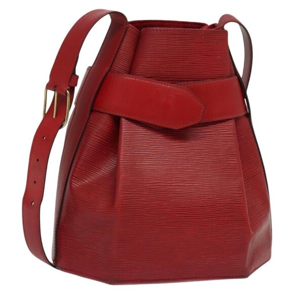 LOUIS VUITTON Epi Sac Depaule PM Shoulder Bag Red M80207 LV Auth bs24723 - Picture 1 of 16